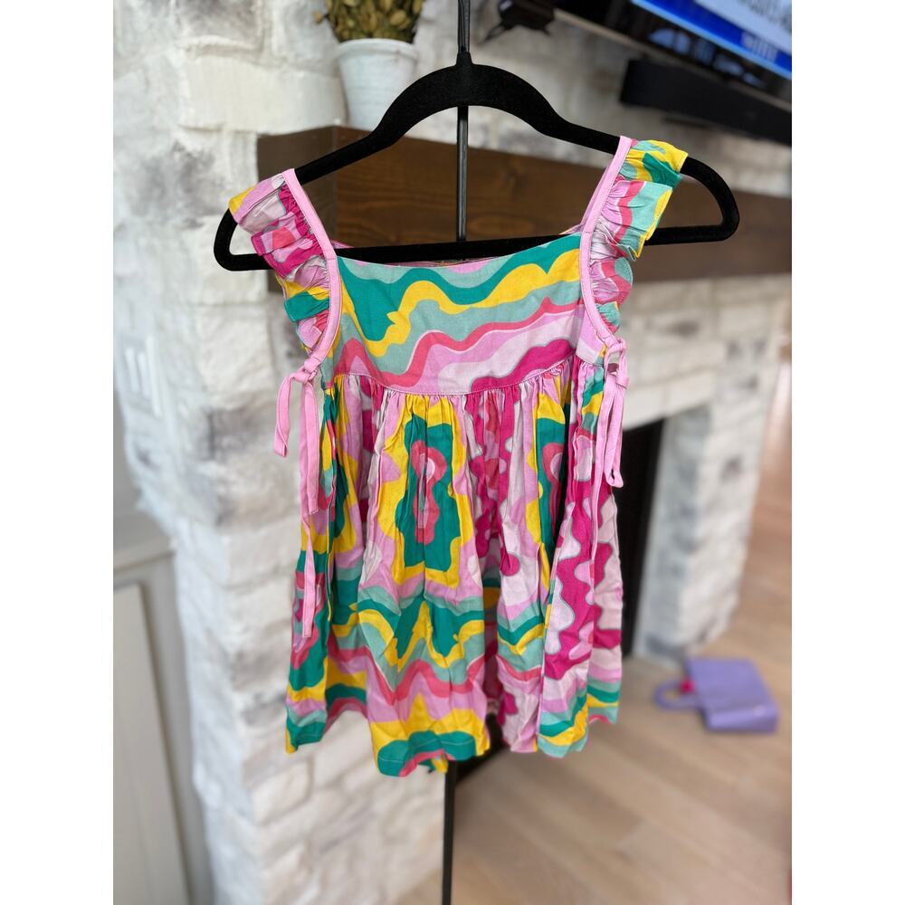 Briton Court Girls Multicolor Groovy Dress Size 2Y